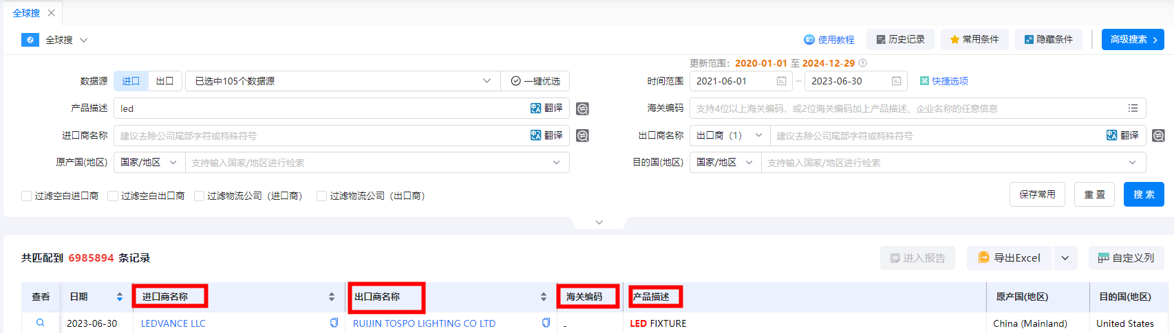 进出口数据 进出口数据